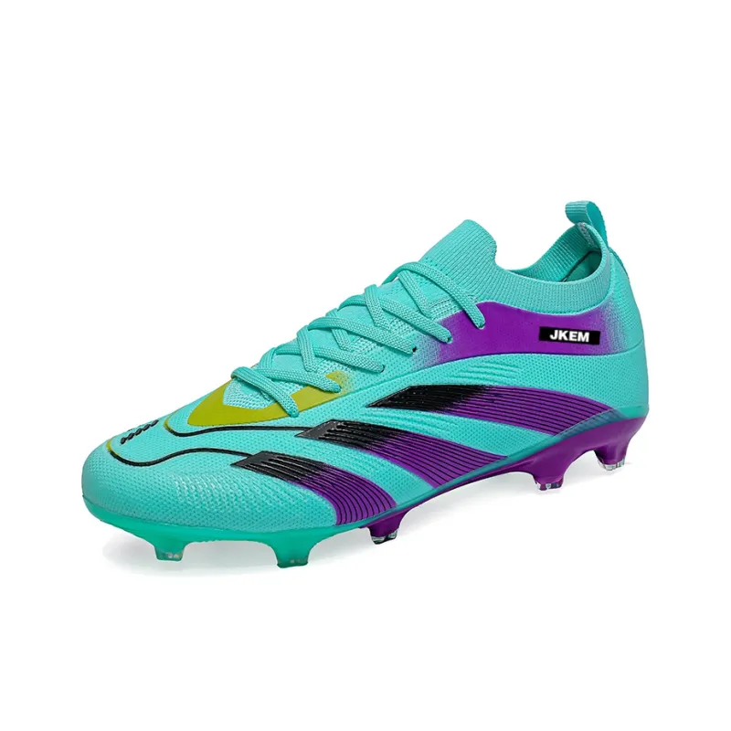 JKEM FG Rubber Long Studs Artificial Ground Wear-Resistant Coverage Impact-Resistant Soccer Shoes Unisex-21