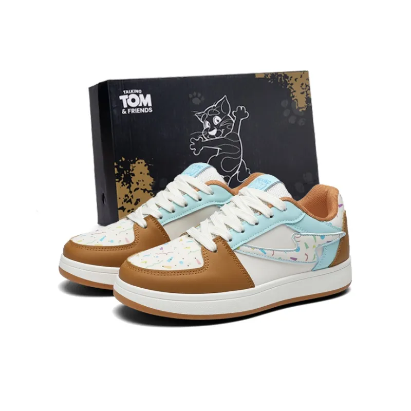 TALKING TOM Thermal Coverage Abrasion Resistant Slip Resistant Low Top Skateboard Shoes Unisex-14