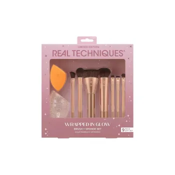 Real Techniques Shiny Sponge Make-up Tools Set Of 9