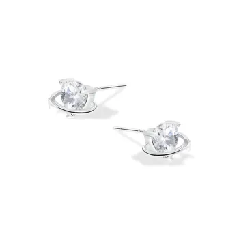 ETAHLOVE Sterling Silver Stud Earrings Women's Couple Date Confession Gift For Girlfriend's Birthday Anniversary