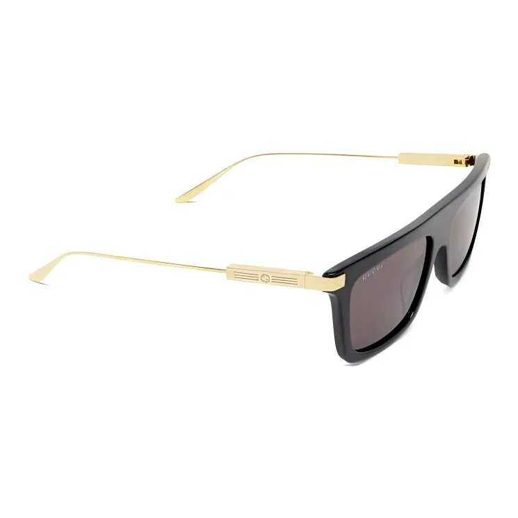 GUCCI Eyewear Interlocking G Logo engraved Rectangle frame Sunglasses-0