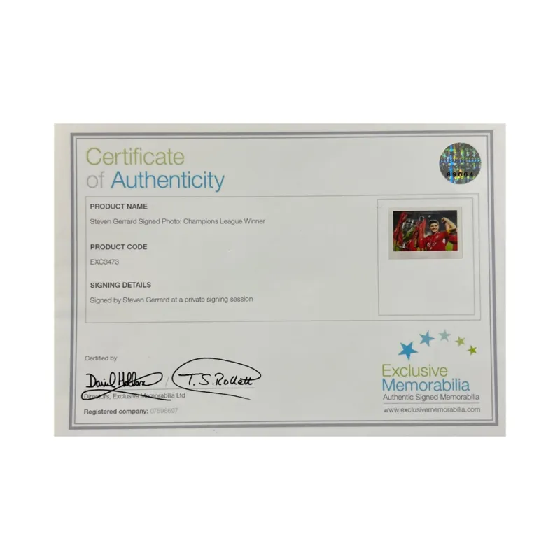 EM Gerald Includes Certification Certificate Outer Frame Size 43.5x53.8cm-2