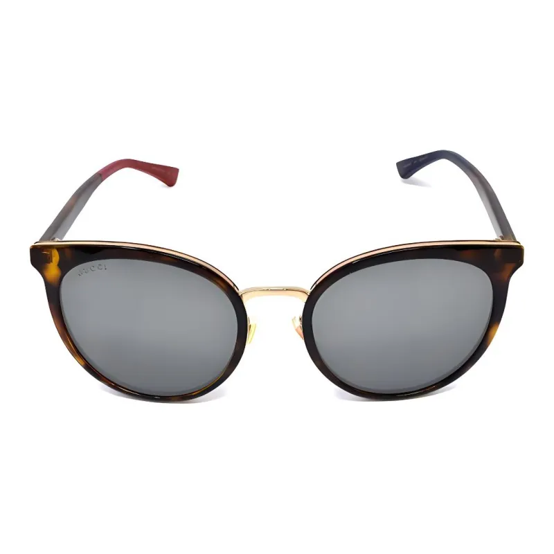 GUCCI Plastic Irregular Shape Sunglasses Unisex Tortoiseshell-1