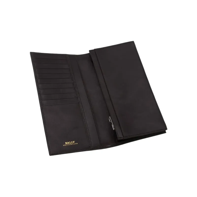 BALLY Cow Leather Wallet Coin Purse Wallet Men's Brown-4