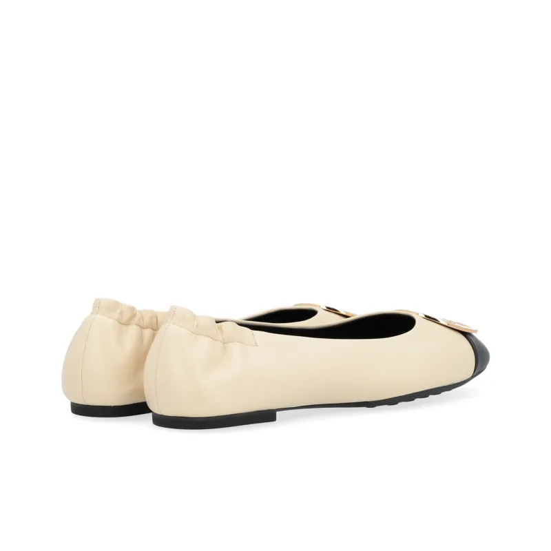 TORY BURCH Claire Cap Toe Ballet Black Women's-3