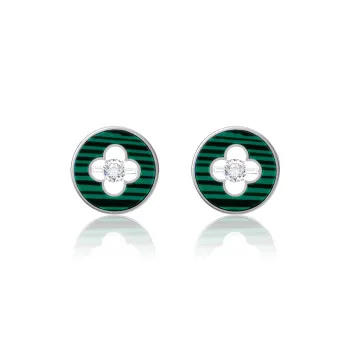 YYOGURT S925 Silver Stud Earrings Unisex