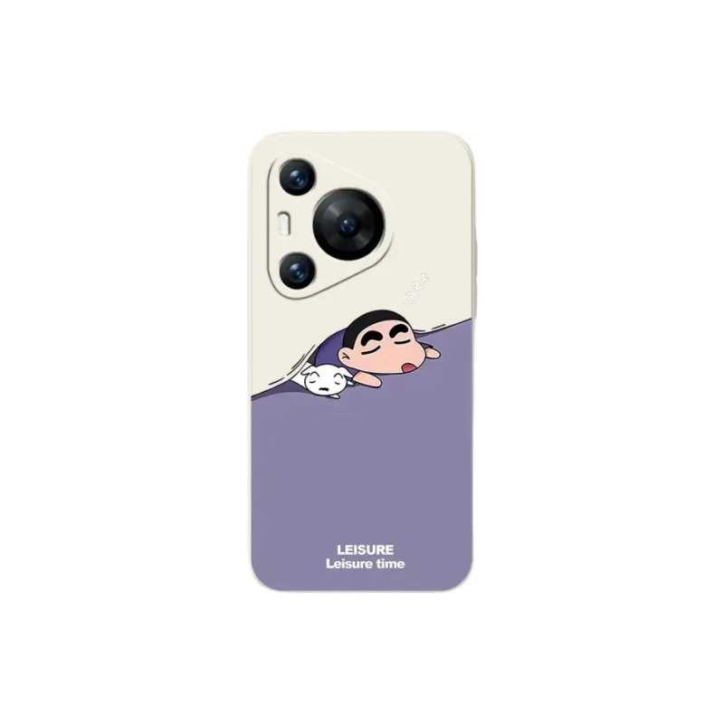 Cuttlefish Grid TPU Material Cute Cartoon Phone Case Compatibility Huawei Pura70/60/50/40/30/Pro-3