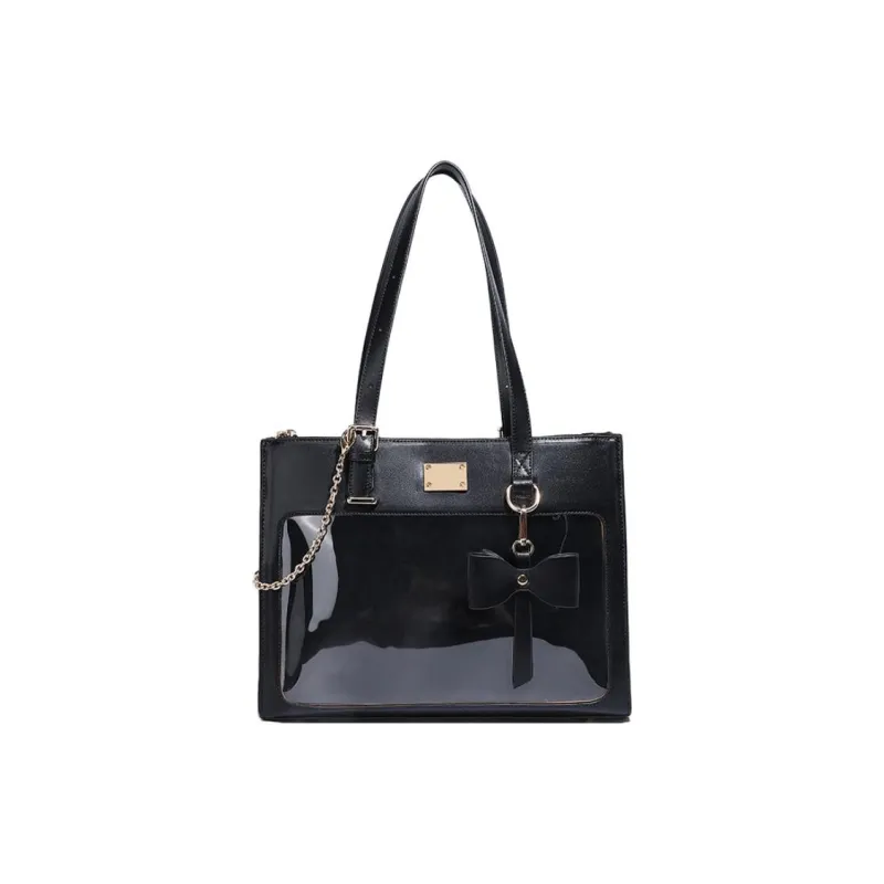 H YXIANG Microfiber Synthetic Leather Shoulder Bag Women's Pink/Coffee/Ecru Black-11