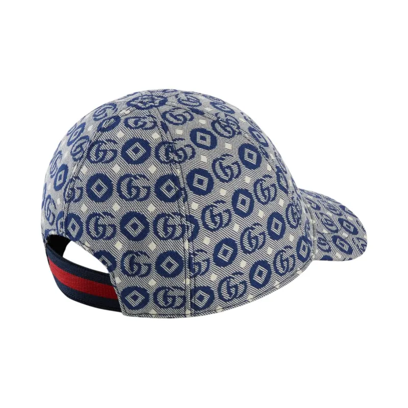 GUCCI Double G Cotton Baseball Cap-1