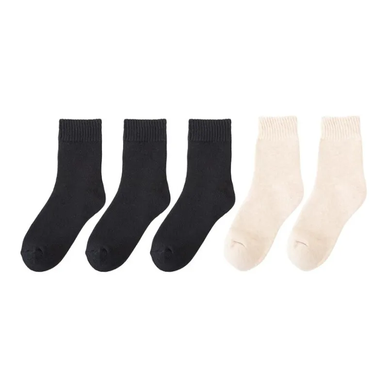 XIANSINIAO Mid Calf Socks Women's 5 Pack-0