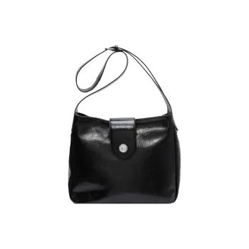 Meow In The Grass PU Shoulder Bag Regular Women's Black/Coffee