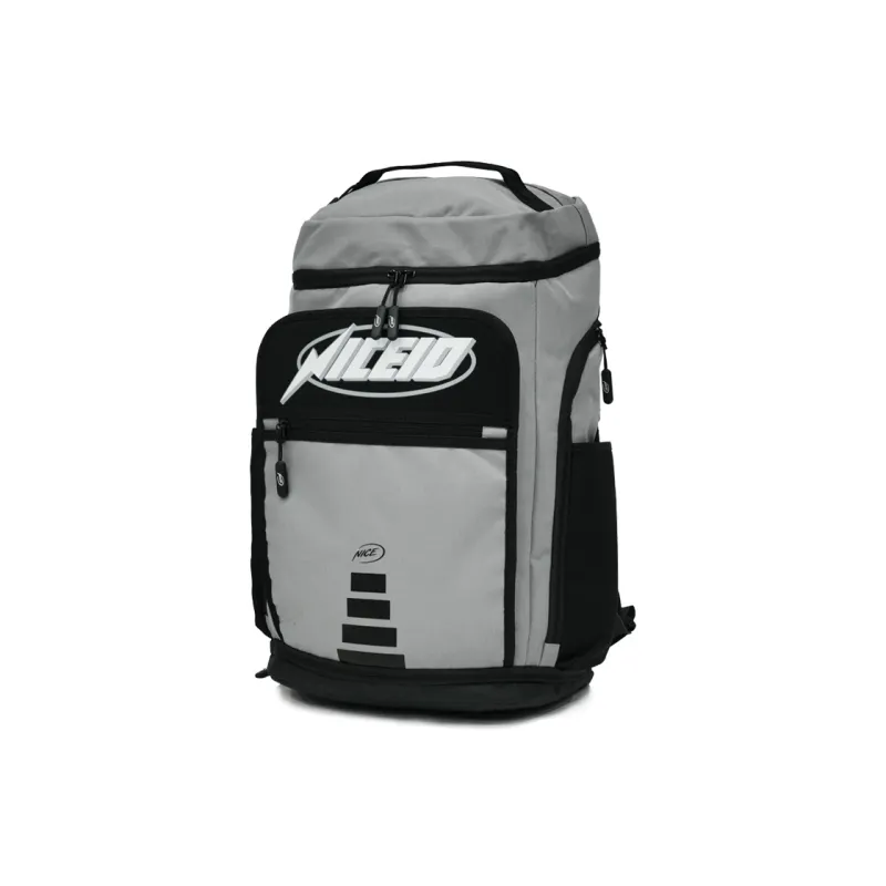 NICEID Polyester Backpack Large Size Unisex Gray-12