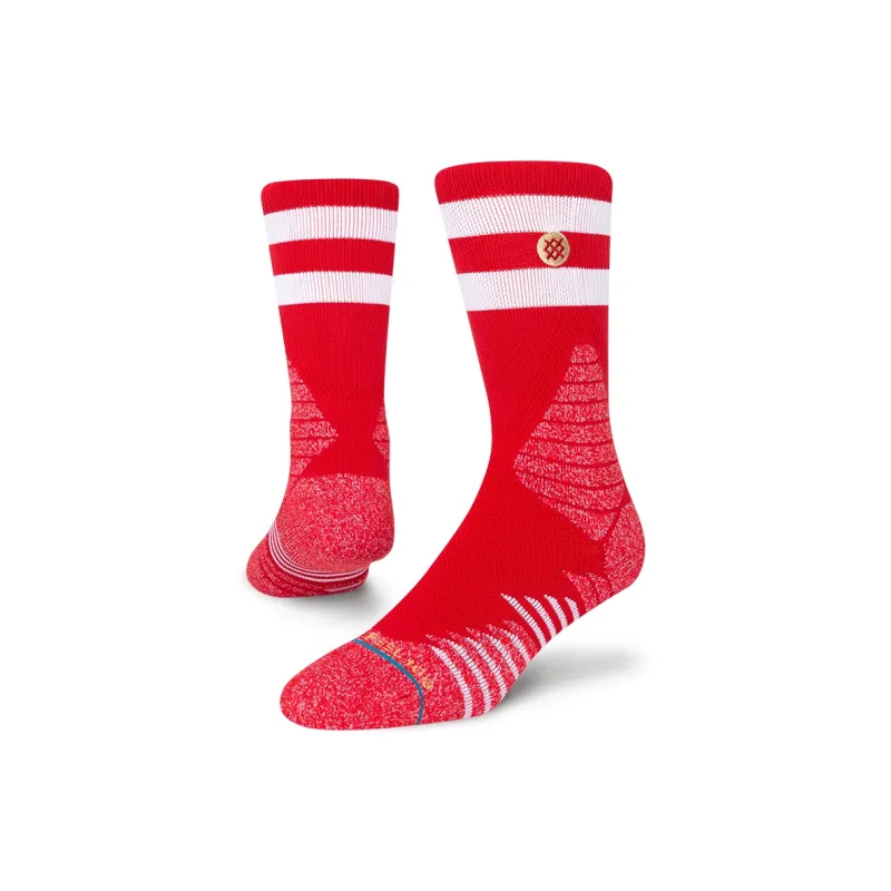 Stance Mid Calf Socks Unisex 1 Pack Red-1