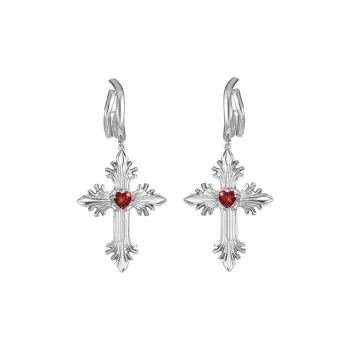 GITHA 925 Silver Needles Earrings Unisex