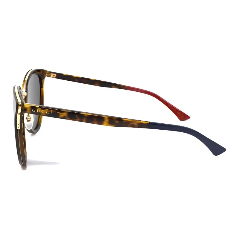 GUCCI Plastic Irregular Shape Sunglasses Unisex Tortoiseshell-2