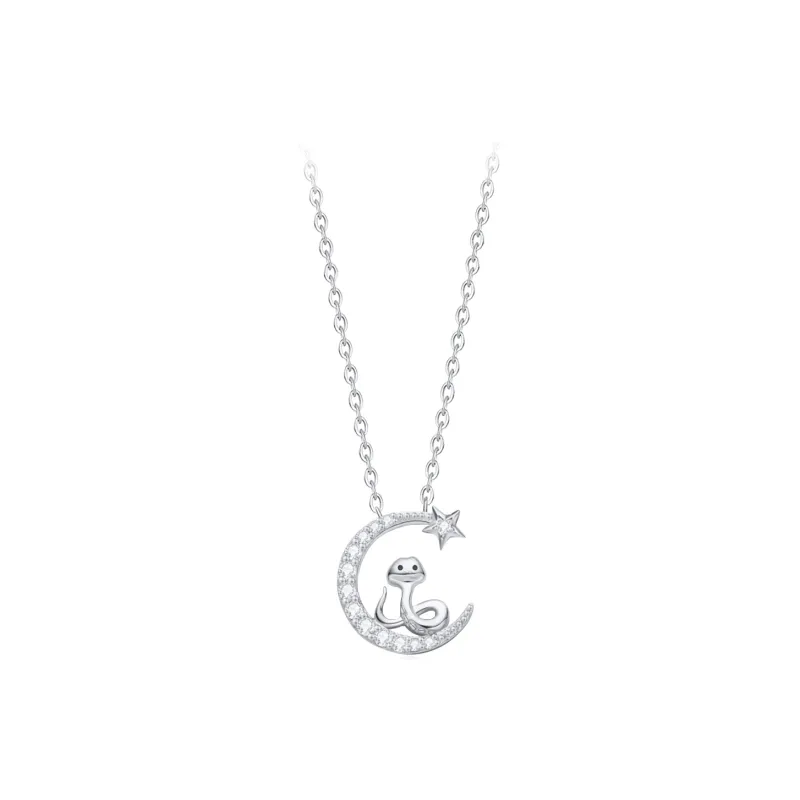 STQ S925 Silver Necklaces Women's-0