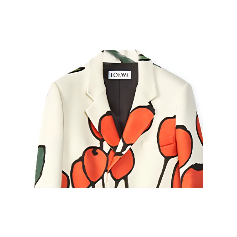 LOEWE Trench Coats Unisex White-5