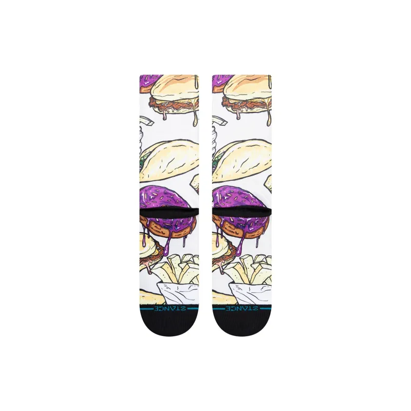 Stance Mid Calf Socks Unisex 1 Pack Vintage White-2