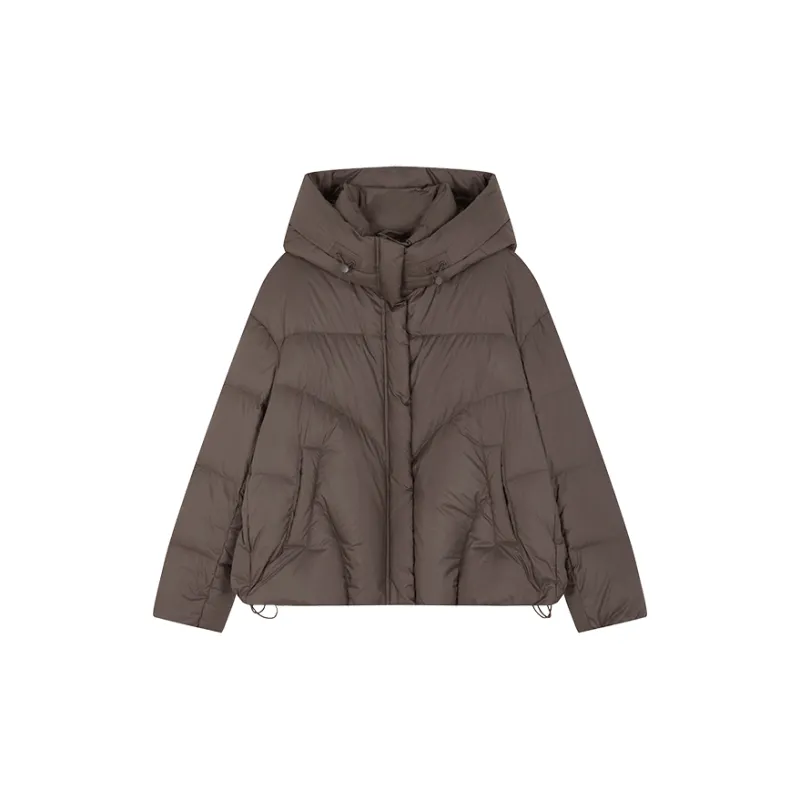 Mo Han Yi Mei Down Jacket Women's Misty Brown-0