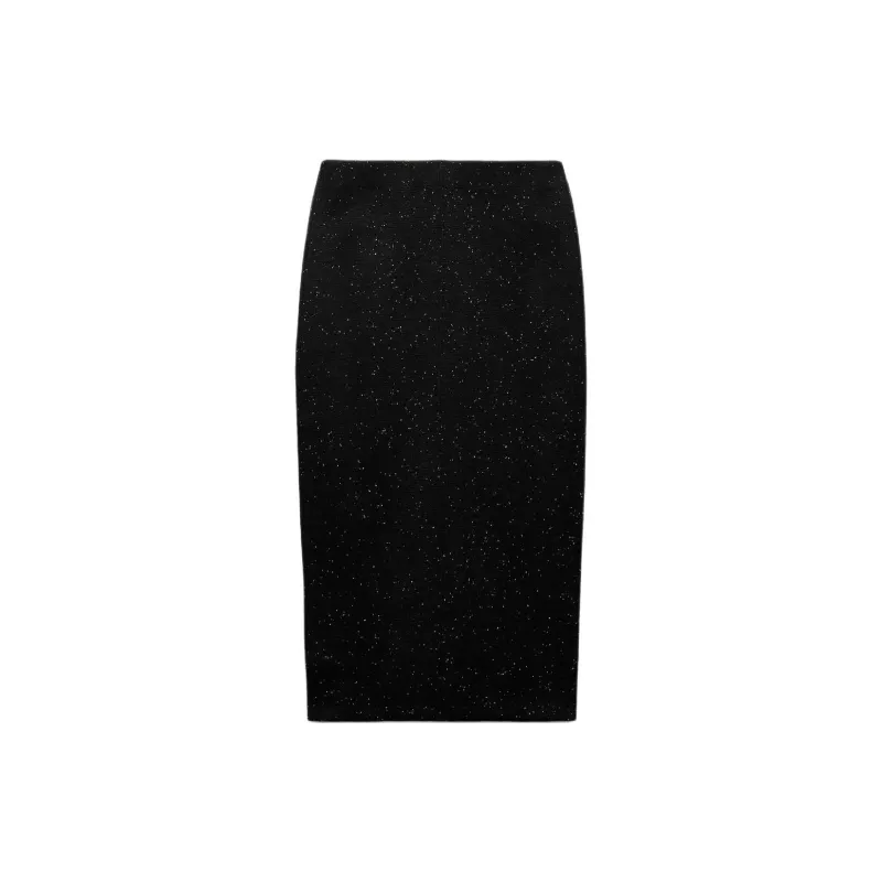 ZARA Casual Long Skirt Women's Black-1