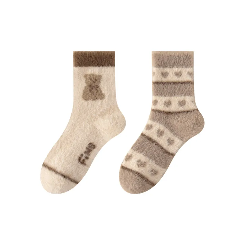 MIIOW Trend Party Series Mid Calf Socks Women's 2 Pack-3