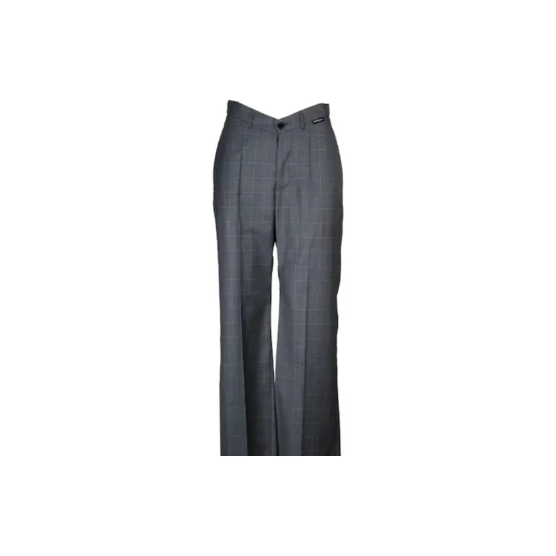 Balenciaga Checked Pants 'Grey'-3