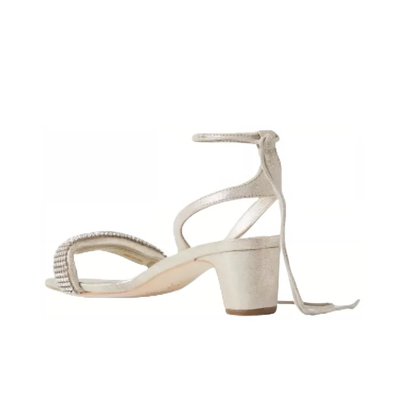 Loeffler Randall Strap Sandals Women's Silver-2