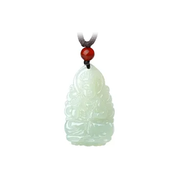 LAOMIAO Pendants Pale Greenish White Jade Women's