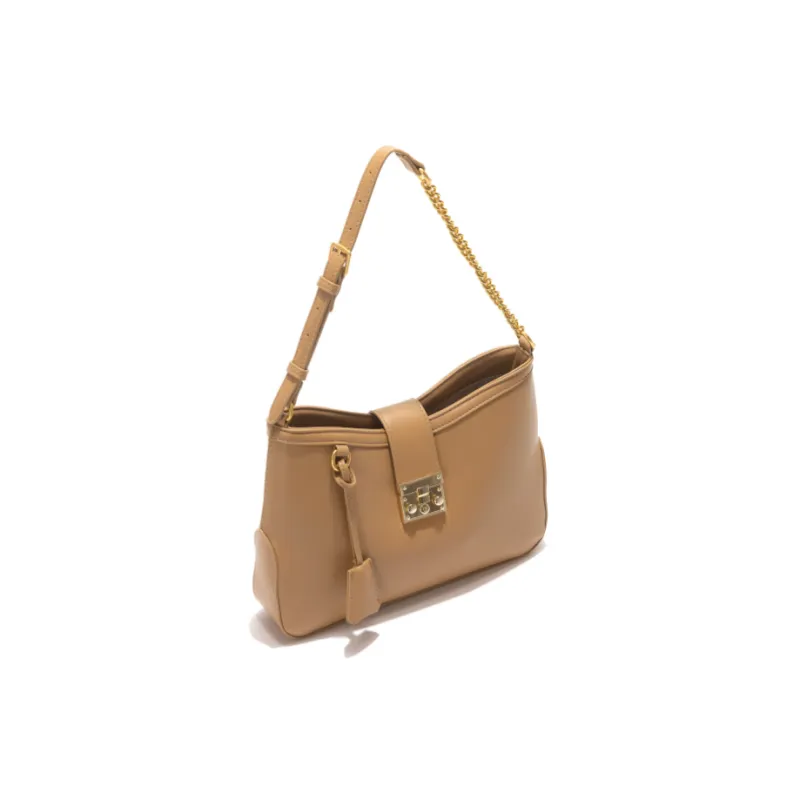 OCTSUI PVC Shoulder Bag Shoulder Bag Women's Ecru/Milk Tea Beige/Black/Denim/Brown White-6
