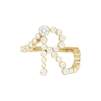 Sophie Bille Brahe 18kt Yellow Gold Ensemble Coeur B Ring
