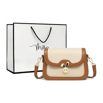 Millies Crossbody Bags White & Khaki
