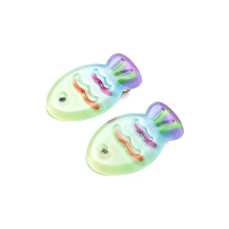 ZANC Acrylic Hair Clips Women's Multiple Colors-25