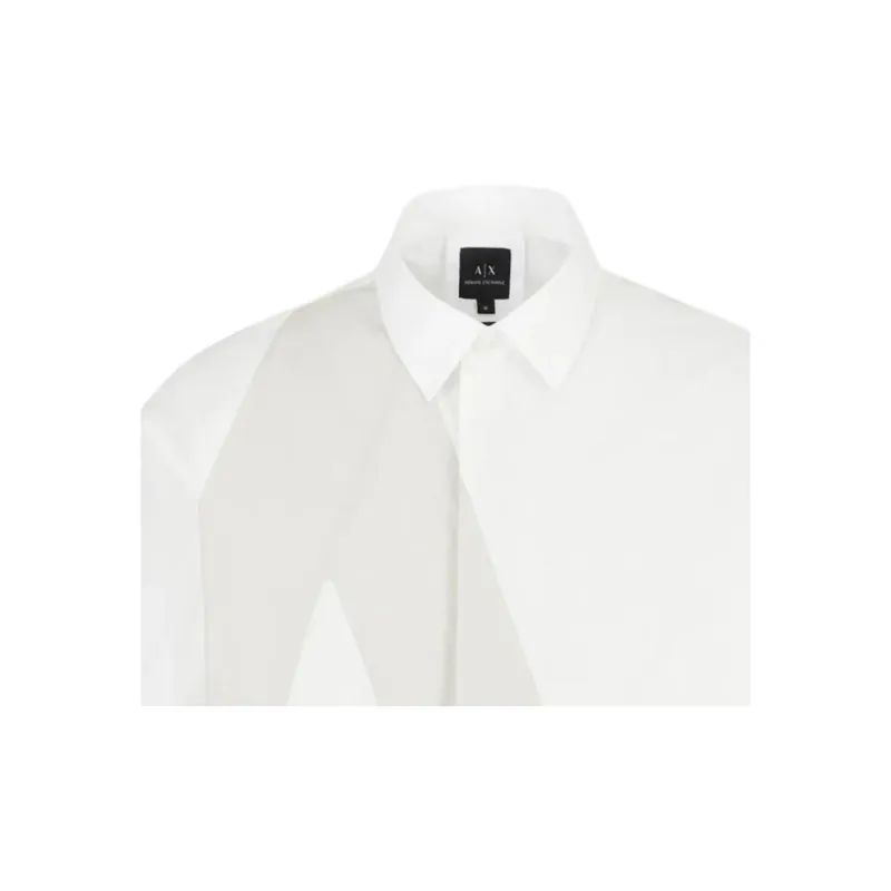 ARMANI EXCHANGEAE SS23 Shirt Men's White Gray-5