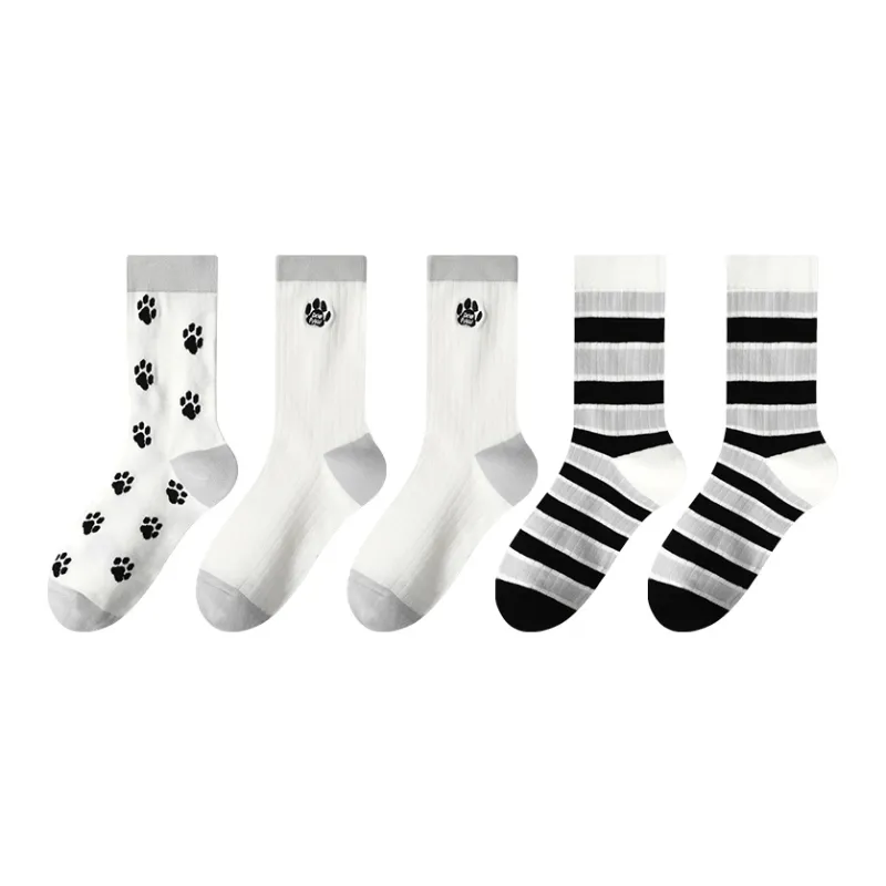 MIIOW Mid Calf Socks Women's Combo Set-20