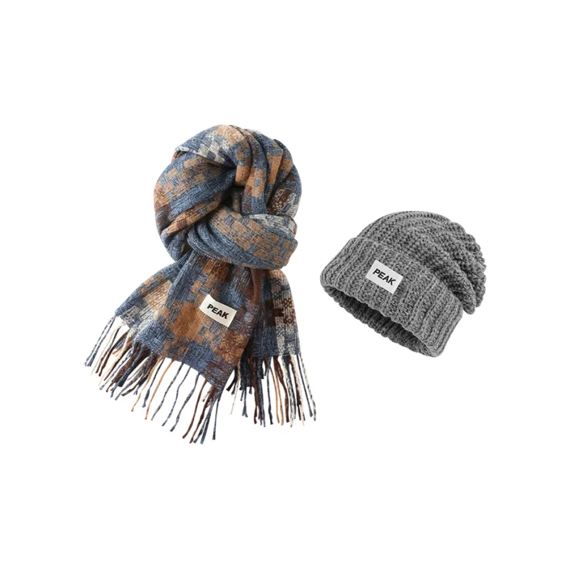 PEAK Polyester Knit Scarves Unisex-1