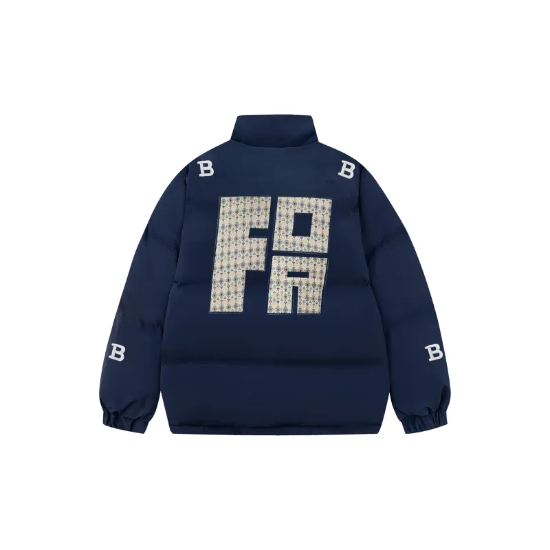 FOASIS Puffer Jacket Unisex Dark Blue-2