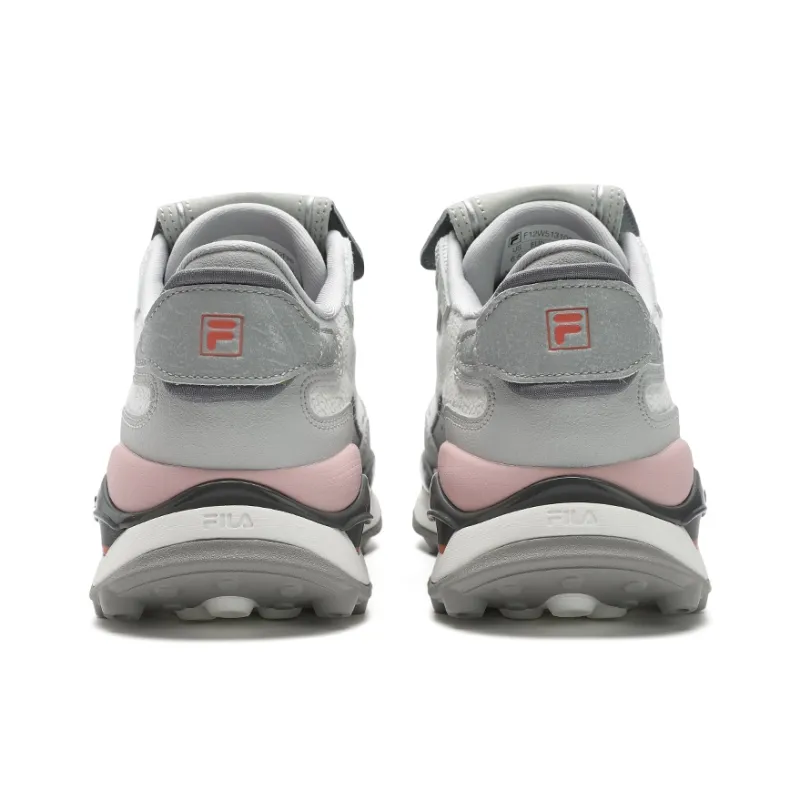 FILA KM2 Wear-Resistant Slip-Resistant Low-Top Casual Shoes Women's Silver Gray-3