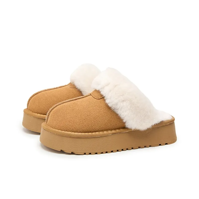 WESTLINK TPR Sole Fuzzy Slip Resistant Wrap toe Slippers Women's-9
