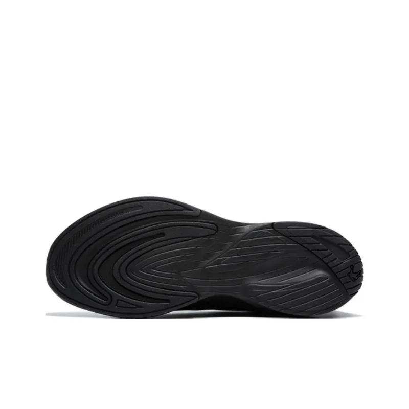 QIAODAN Light Speed 4.0 Cushioning Breathable Low Top Q KUNGFU LIGHT Casual Running Shoes Men's Black Gray-4