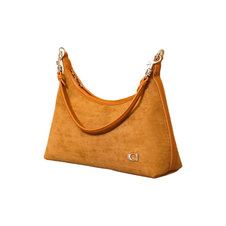 OCTSUI PVC Tote One Shoulder Crossbody Portable Shoulder Bag Regular Women's Coffee/Camel/Black-11