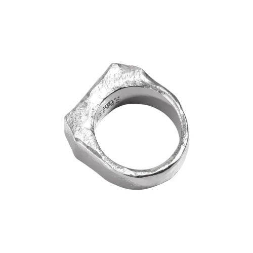 MM6 Maison Margiela Brass 953 Silver Rings Women's Silver