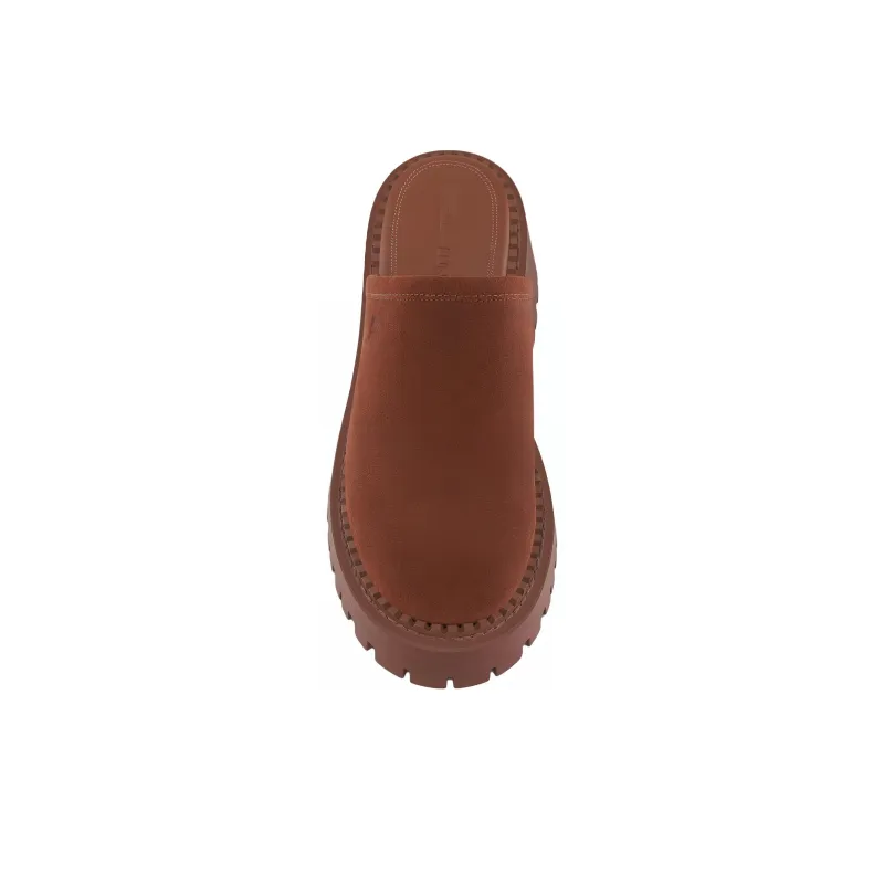 STELLA LUNA Closed Toe Slippers 6cm Women's Brown-4