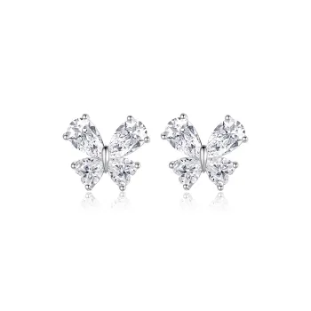 Strange S925 Silver Stud Earrings Women's