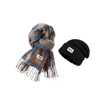 PEAK Polyester Knit Scarves Unisex