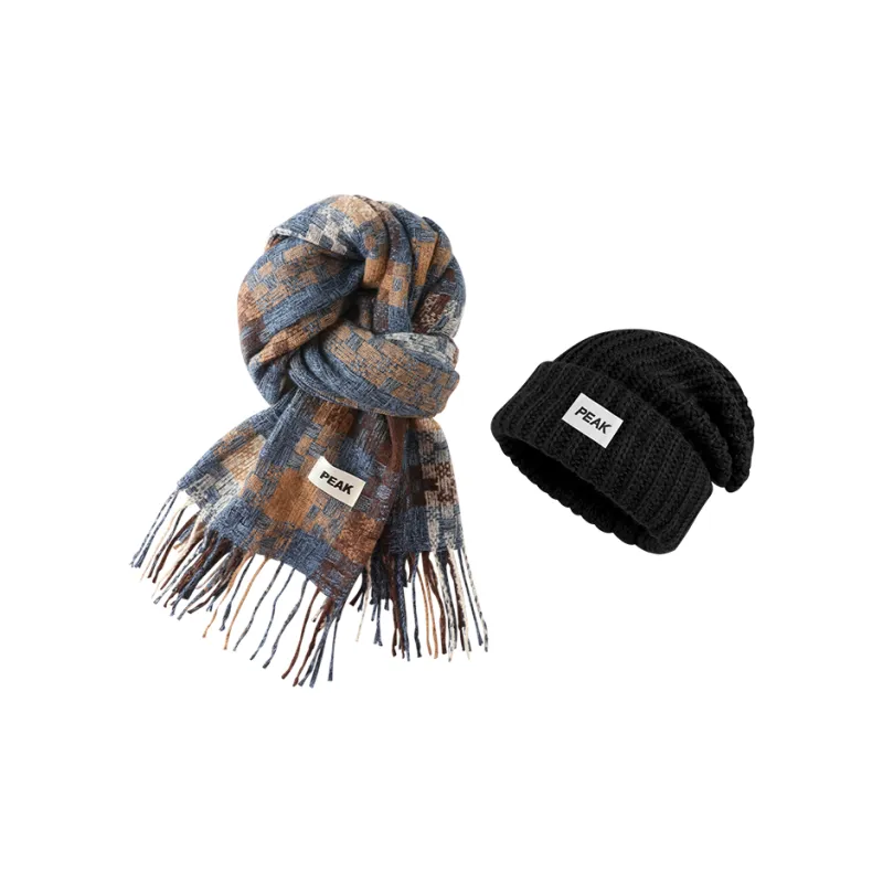 PEAK Polyester Knit Scarves Unisex-0