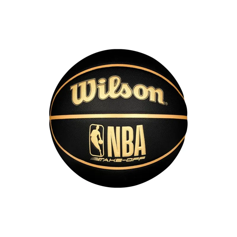 Wilson x NBA PU Polyurethane Basketball NBA Black Gold No. 7/Standard Training Unisex-0
