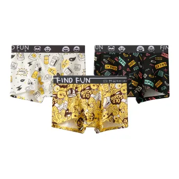 Qiao Ni Tong Underpants Men's 3 Pack