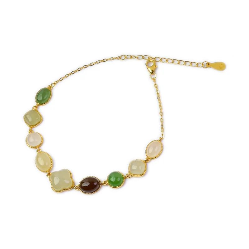 Tokai Family Hetian Jade Bracelets White Jade Women's-5