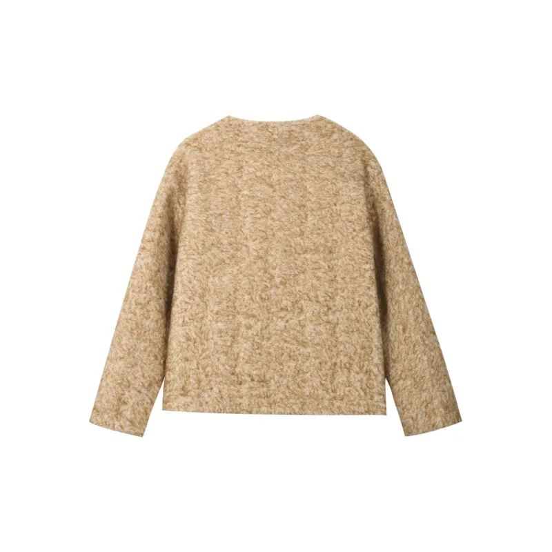 MISHOW Velvet feel Coat Women's Cocoa Yellow-1
