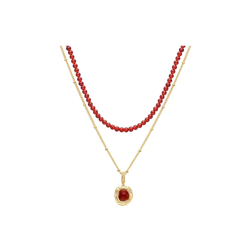 Arsis Copper Alloy Necklaces Unisex Gold Silver Two Tone-4